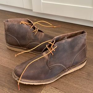 Red Wing brown boots